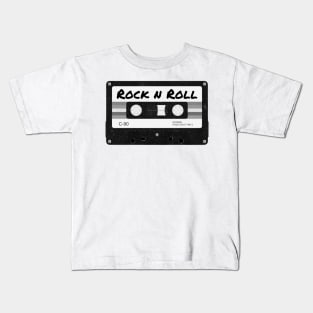 Retro 80s Music Rock n Roll Mixtape Kids T-Shirt